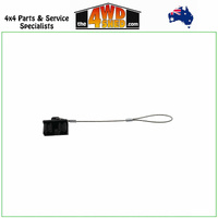 Black Plastic Cover suit 50amp Anderson Plug with Steel Loop