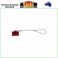 Red Plastic Cover suit 50amp Anderson Plug with Steel Loop