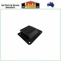 Billet Black Slimline Single 1x 3-Way 50A Anderson Style Surface Mount Housing