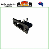 Billet Black Single Panel 50A Anderson Style Plug Mount Housing Kit