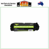 Reflective Black Rope 9.5MM X 15M