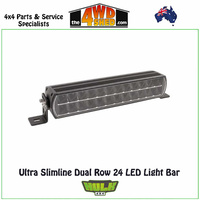 14" Ultra Slimline Dual Row 24 LED Light Bar 363mm Length