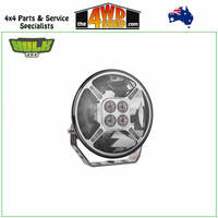 9” Round LED Driving Light Chrome