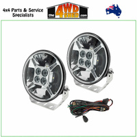 7 Inch Chrome Round LED Driving Lights Kit