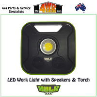 LED Work Light with Speakers & Torch