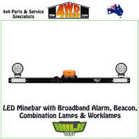 LED Minebar with Broadband Alarm, Beacon, Combination Lamps & Worklamps