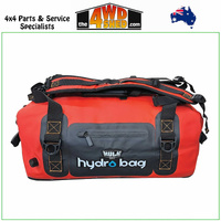 Hydro Bag 40L Waterproof Duffel Adventure Bag with Shoulder Straps - Red