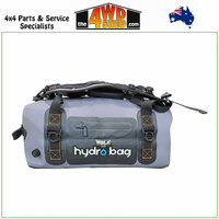 Hydro Bag 40L Waterproof Duffel Adventure Bag with Shoulder Straps - Grey