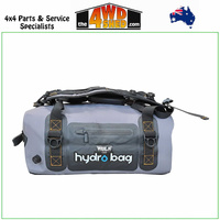 Hydro Bag 60L Waterproof Duffel Adventure Bag with Shoulder Straps - Grey
