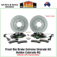Front Big Brake Extreme Upgrade Kit Holden Colorado RG