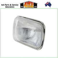 Rectangle Sealed Beam Headlight 200 x 142mm 65/55 Watt High & Low Beam 3 Pin
