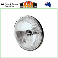 Round Sealed Beam Headlight 5 3/4 inch 146mm 12V 50 Watt High Beam 2 PIN