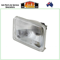 Rectangle Semi Sealed Beam Headlight 165 x 100mm H4 High & Low Beam