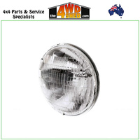 Round Sealed Beam Headlight 7 inch 75/50 Watt High & Low Beam 3 Pin