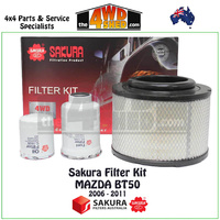 Sakura Filter Kit Mazda BT50 2.5l 3.0l 2006-2011