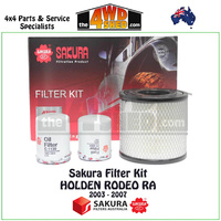 Sakura Filter Kit Holden Rodeo RA 3.0l 2003-2007