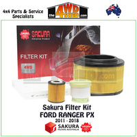 Sakura Filter Kit Ford Ranger PX 2011-2018