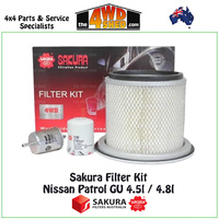 Sakura Filter Kit Nissan PatrolGU Y61 4.5l 4.8l 1997-2012