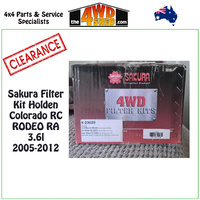 Sakura Filter Kit Holden Colorado RC RODEO RA 3.6l 2005-2012 CLEARANCE