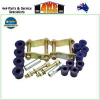 Greasable Shackle & Bushing Kit Toyota Hilux & Isuzu DMAX