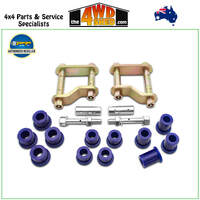 Greasable Shackle & Bushing Kit Nissan Navara D40 2005-2014