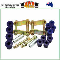 Greasable Shackle and Bush Kit Ford Ranger PX PY Next Gen Mazda BT50 UP UR Volkswagen Amarok T1A T1B