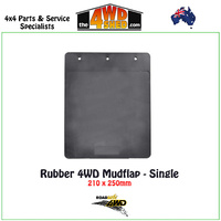 Rubber Black Mudflap 210 x 250mm