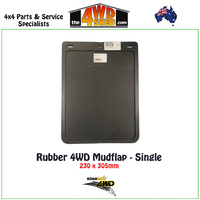 Rubber Black Mudflap 230 x 305mm