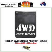 Rubber 4WD Offroad Mudflap 230 x 305mm