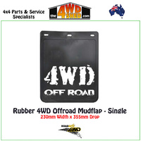 Rubber 4WD Offroad Mudflap 230 x 355mm