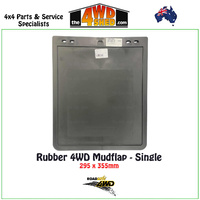 Rubber Black Mudflap 295 x 355mm