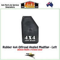 Rubber 4x4 Offroad Angled Mudflap - Left