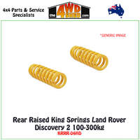 KRRR-04HD Rear Raised King Springs Land Rover Discovery 100-300kg