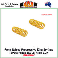 KTFR-101HDT Front Raised Progressive King Springs Toyota Prado 150 & Hilux GUN