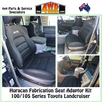 Falcon BA BF FG FGX Front Seats into 100 Series Landcruiser Adaptor Kit