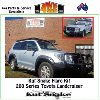 Kut Snake Flare Kit Toyota 200 Series Landcruiser FULL KIT