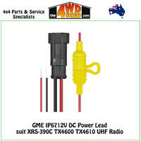 GME IP6712V DC Power Lead suit XRS-390C TX4600 TX4610 UHF Radio