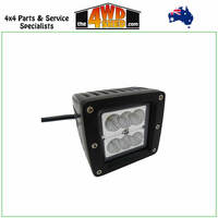 24 Watt Flood Beam Square Housing Miniature LED Work Light