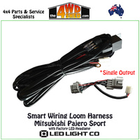 Single Output Wiring Loom Harness Mitsubishi Pajero Sport