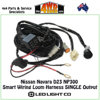 Single Output Wiring Loom Harness Nissan Navara D23 NP300