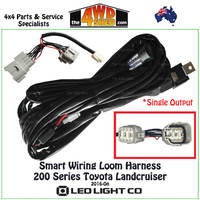 Single Output Wiring Loom Harness 200 Series Toyota Landcruiser