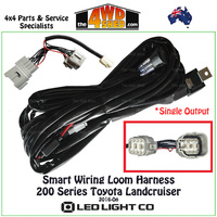 Single Output Wiring Loom Harness 200 Series Toyota Landcruiser