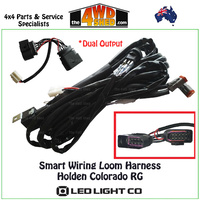 Dual Output Wiring Loom Harness Holden Colorado RG