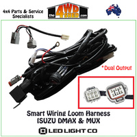 Dual Output Wiring Loom Harness Isuzu DMAX MUX