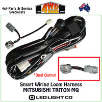Dual Output Wiring Loom Harness Nissan Navara D23 NP300