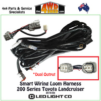 Dual Output Wiring Loom Harness 200 Series Toyota Landcruiser