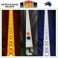 Rigid Waterproof Dimmable LED Strip Light - White & Amber