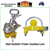 High Visibilty Trailer Coupling Lock