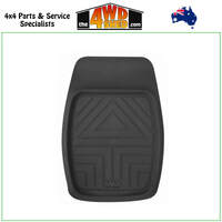 Front Floor Tray Black Mat - Single