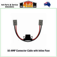50 AMP Anderson Connector Cable with Inline Fuse